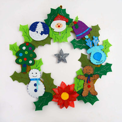 North Pole Christmas Wreath