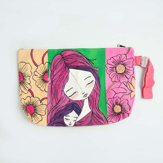 Floral Cosmetics Travel Pouch