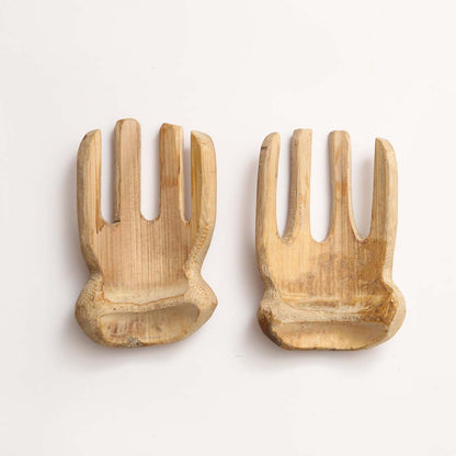 Bamboo Salad Mixing Spoons