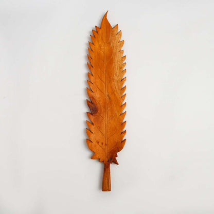 Wooden Leaf Incense Stick Holder