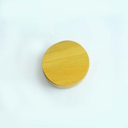 Round Bamboo Jewellery Box