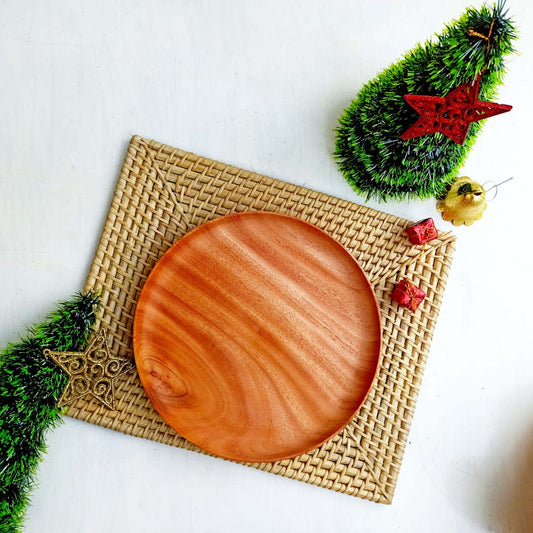 Mahogany Wooden Platter