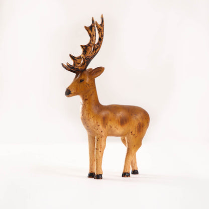 Demure Deer Carving