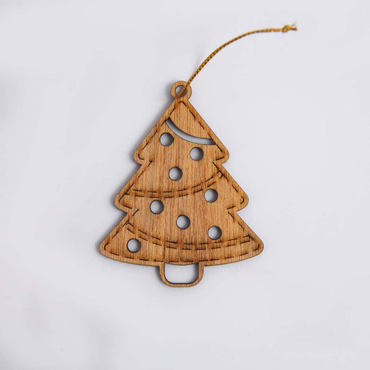 Christmas Tree Wooden Ornament