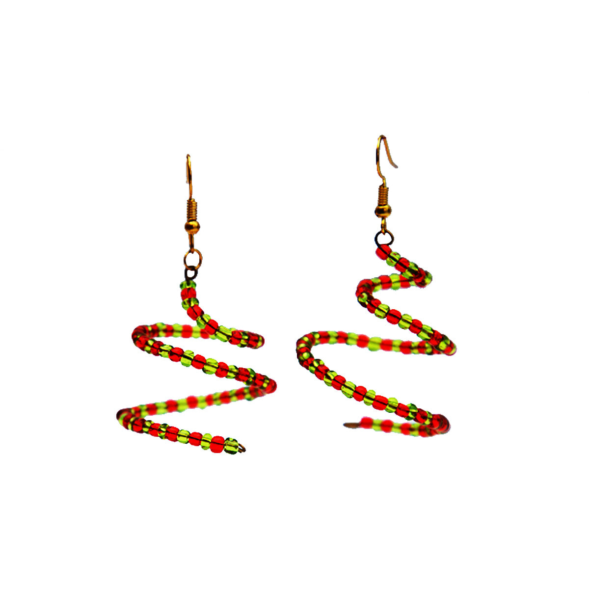 Neon Swirls Earrings
