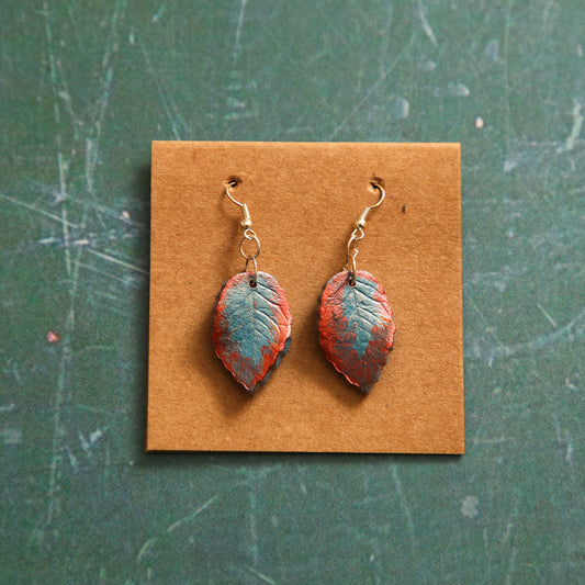Copper Stains Earrings