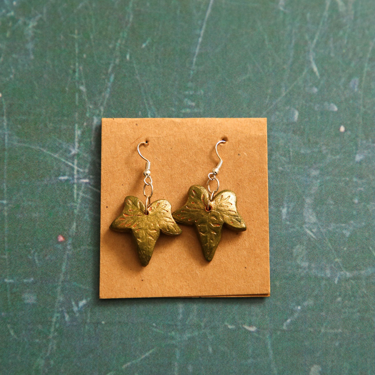 Saffron Leaves Earrings