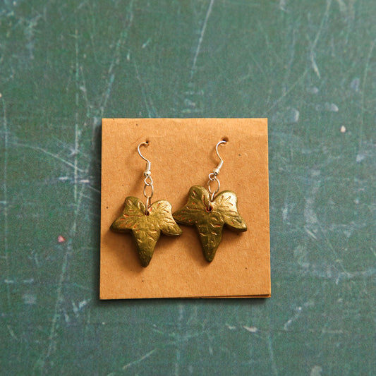 Saffron Leaves Earrings