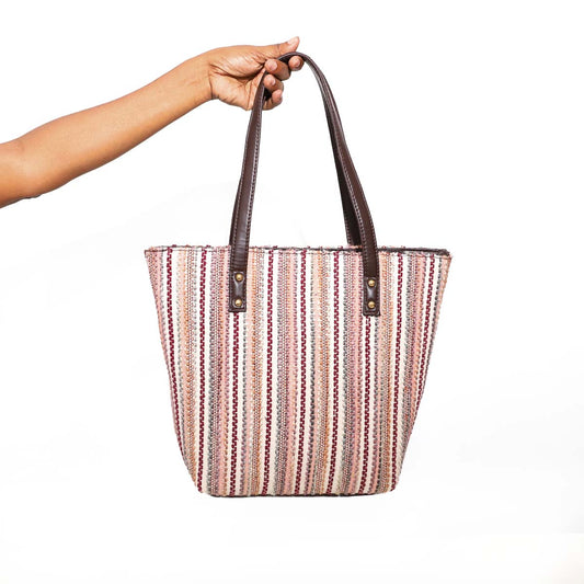 Vintage Stripes Tote Bag