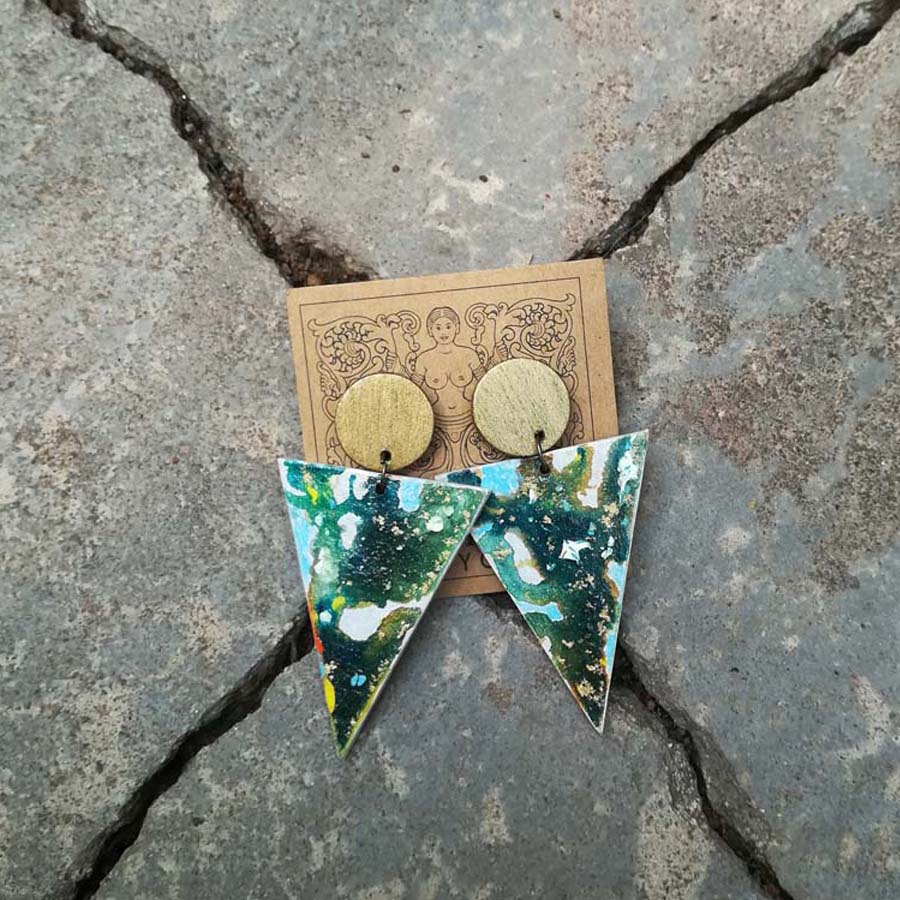 Ethereal Paper Earrings