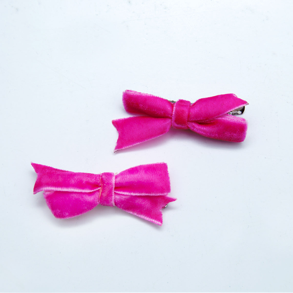 Pastel Pink Velvet Bow