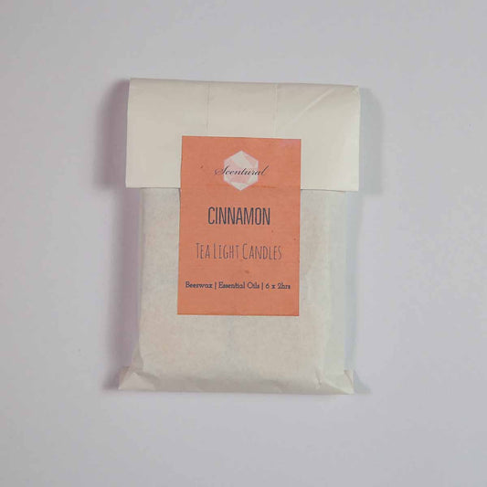 Cinnamon Beeswax Tea Light Candles