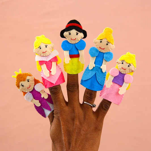 Pretty Princess Finger Puppet Set