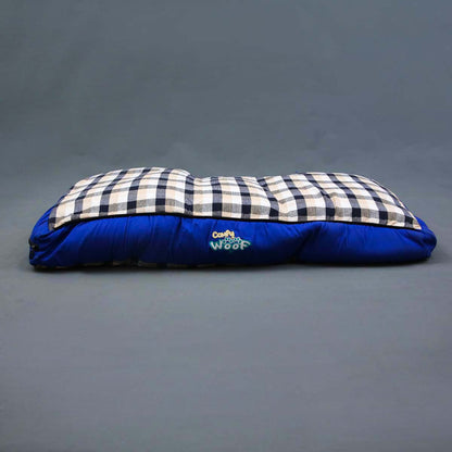 Checked Pet Bed - Large