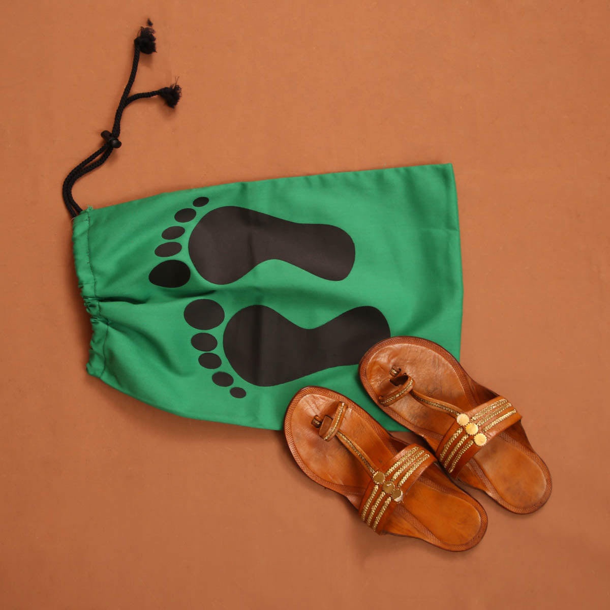 Green Solemate Shoe Bag