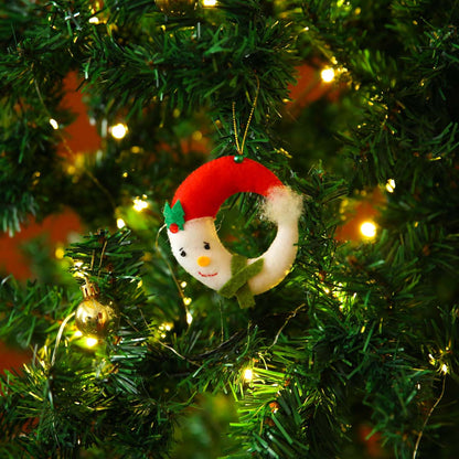 Santas Wreath Ornament