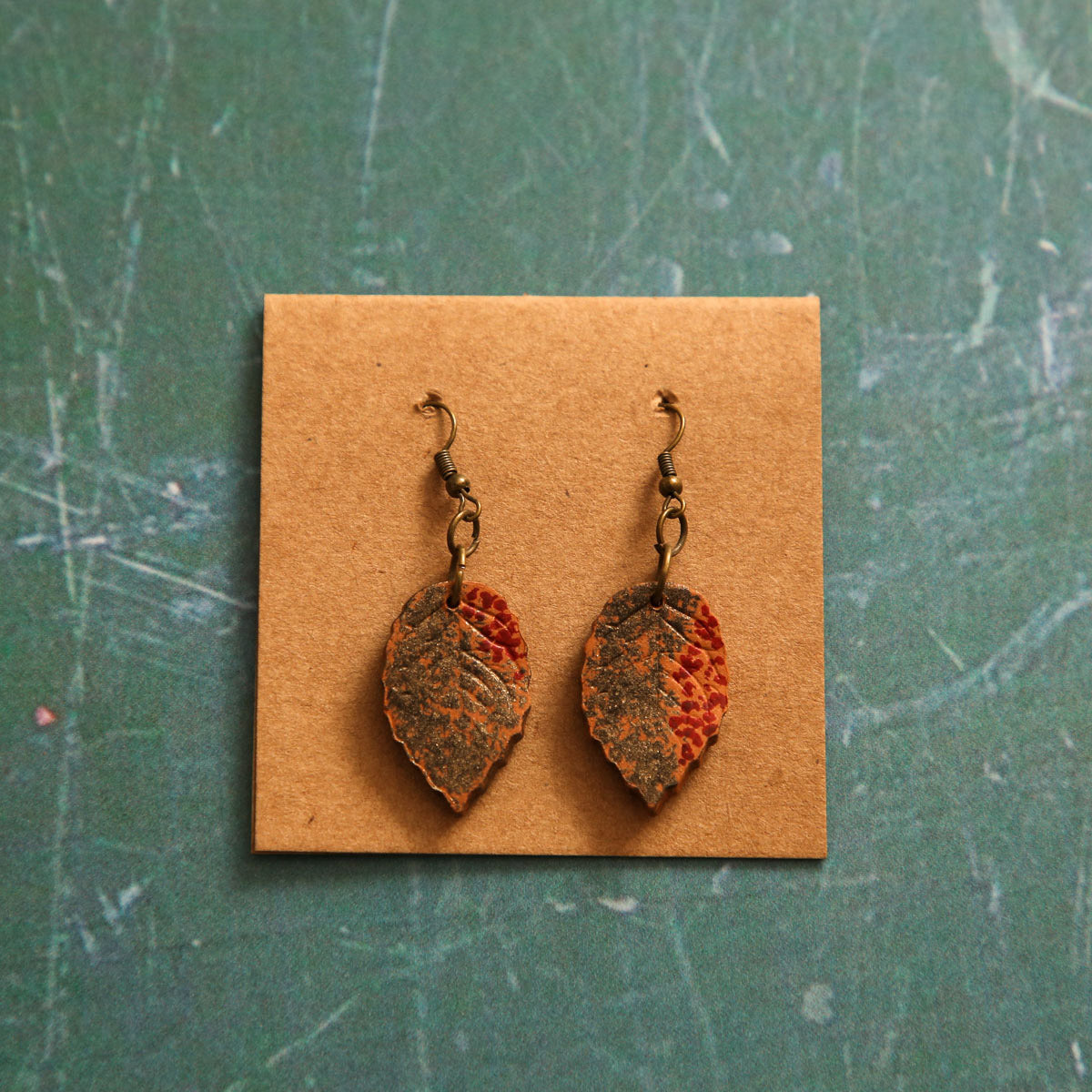 Rustic Leaves Earrings