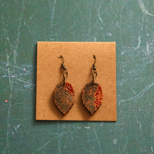 Rustic Leaves Earrings