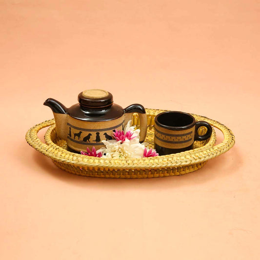 Natural Palm Leaf Tray