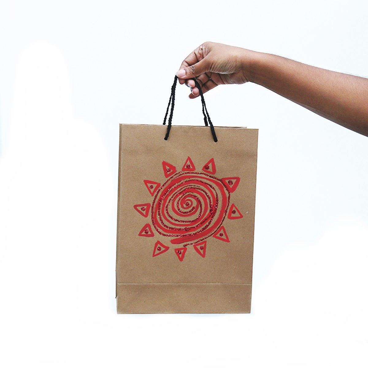 Sunshine Hand Painted Gift Bag