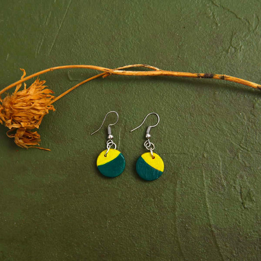 Neon Moon Terracotta Earrings