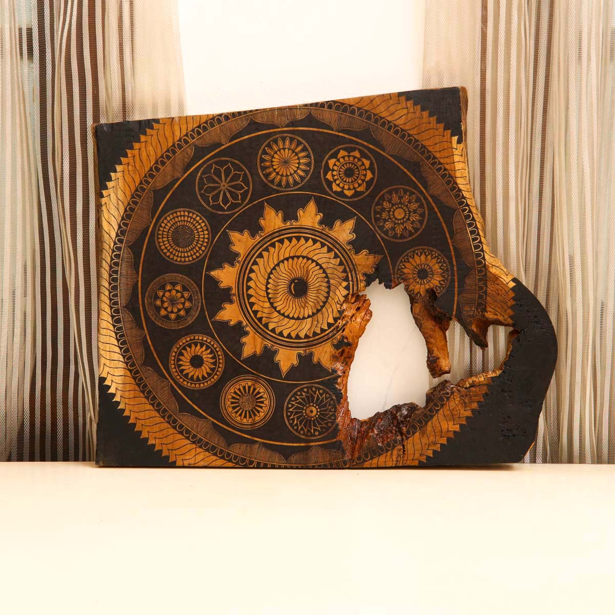 Weathered Mandala Art