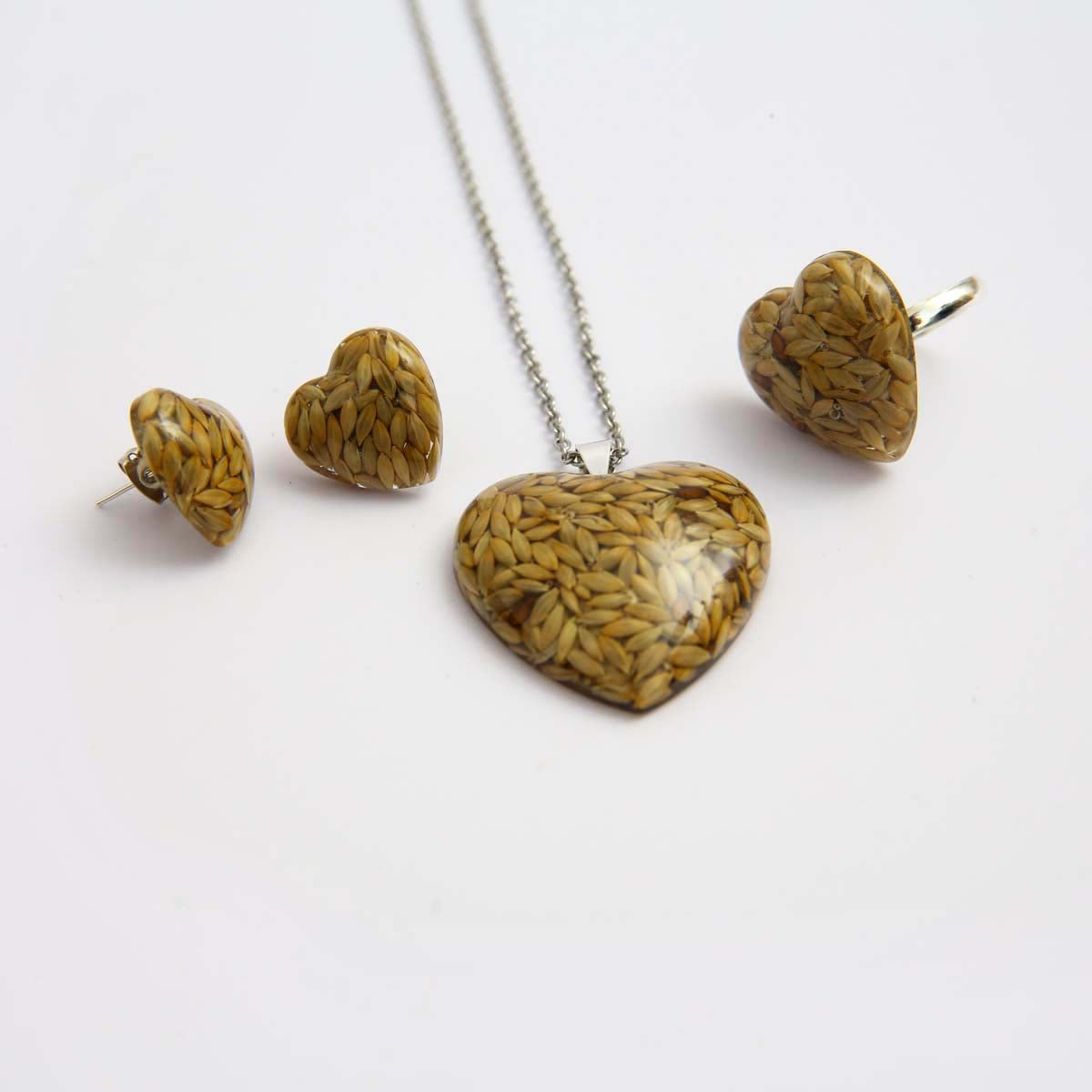 Canary Seed Jewellery Set