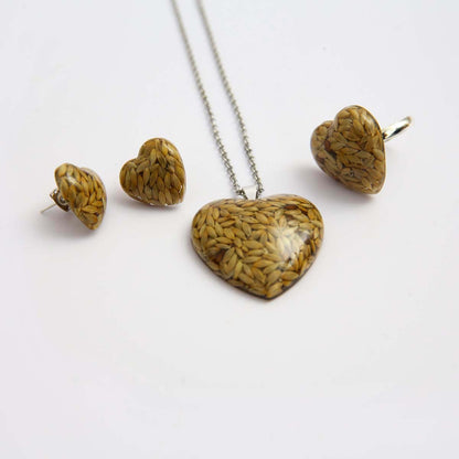 Canary Seed Jewellery Set