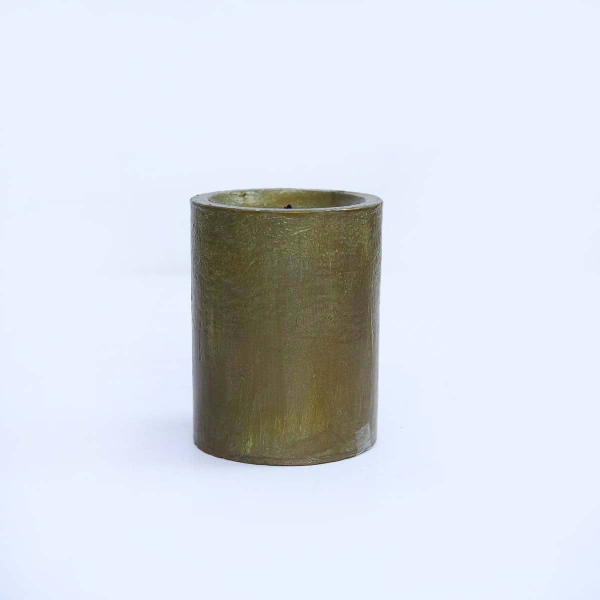 Gold Glam Pillar Candle