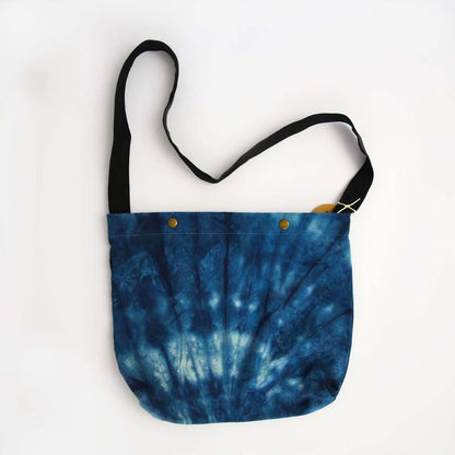 Blue Tie Dye Satchel