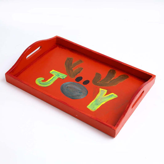 Joy To The World Wooden Tray