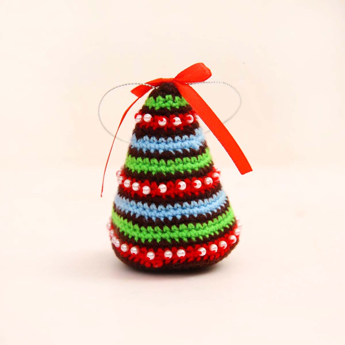 Gingerbread Amigurumi Crochet Ornament