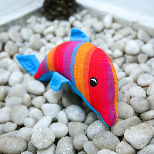 Dilly Dolphin Handloom Soft Toy
