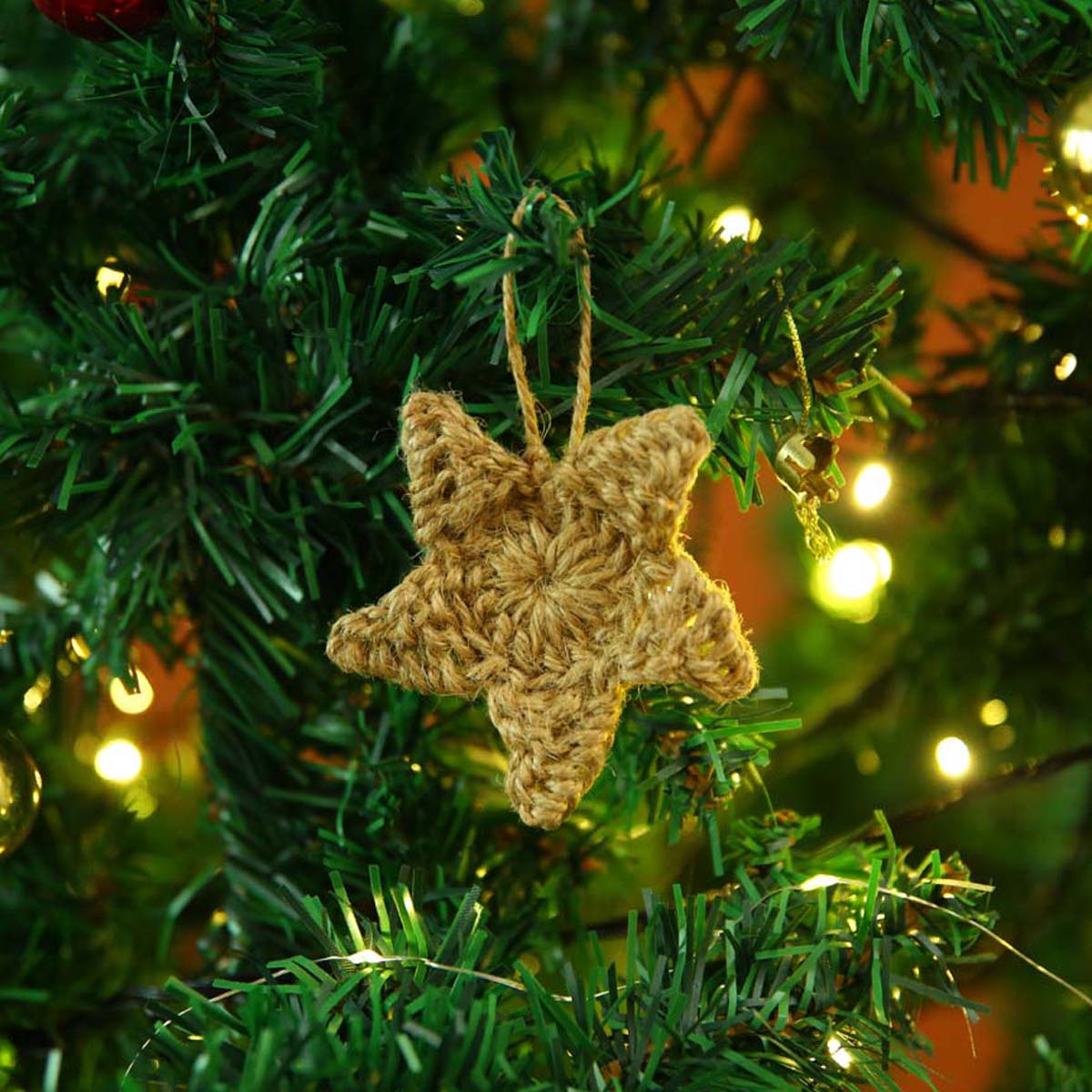 Crochet Star Ornament