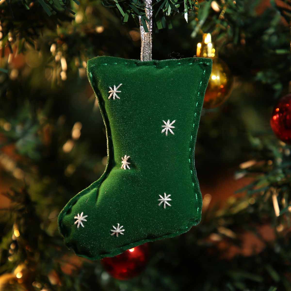 Deck the Halls Stocking Ornament