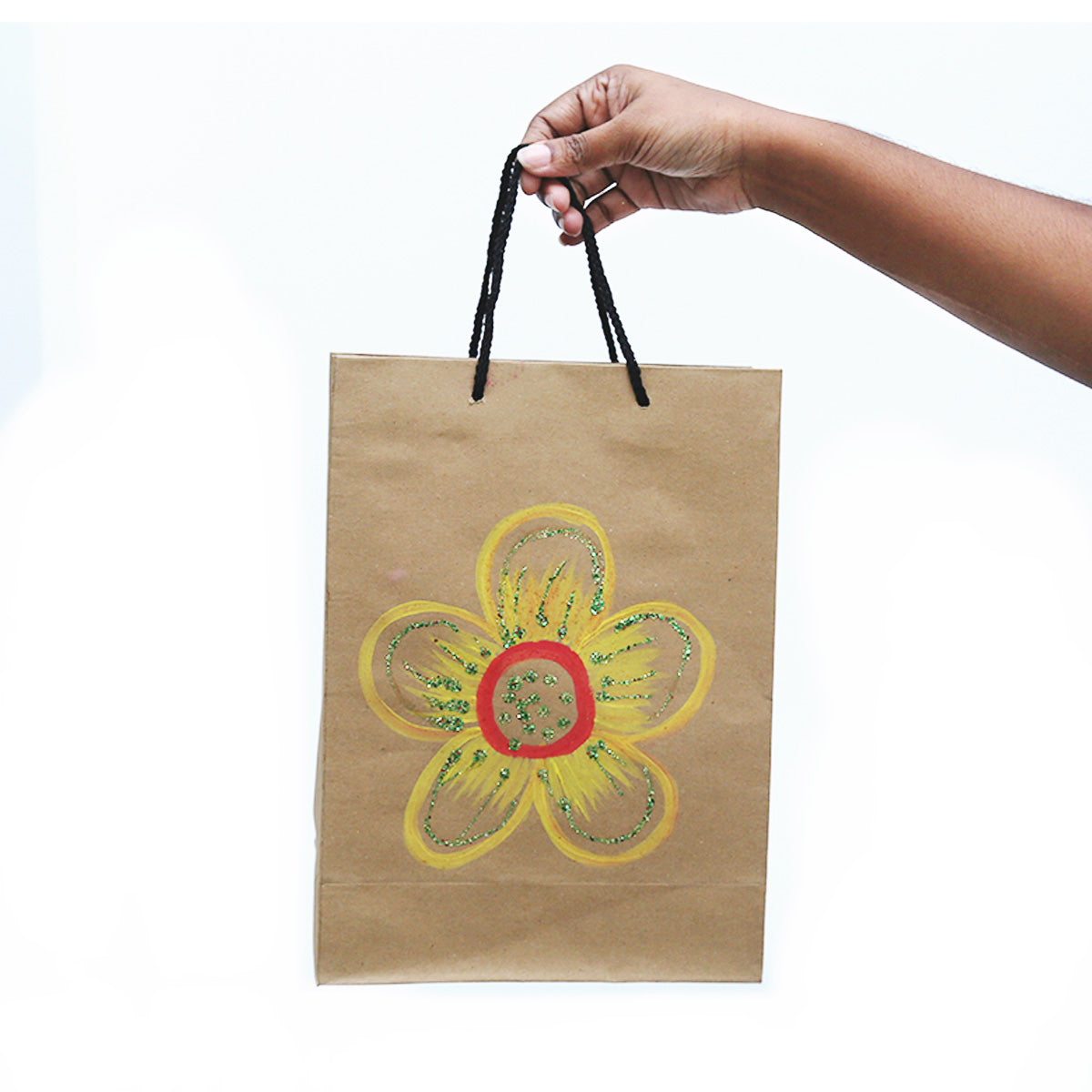 Sunflower Hand Painted Gift Bag