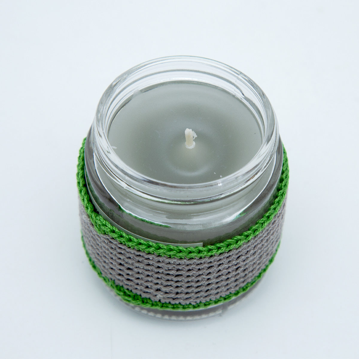 Lemon Crochet Candle