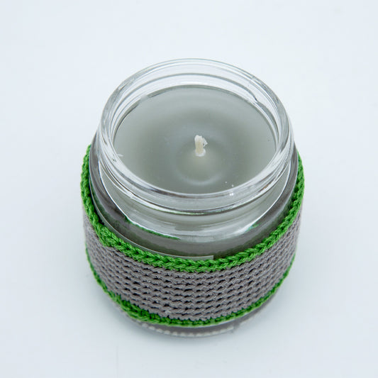 Lemon Crochet Candle