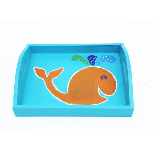 Abstract Wooden Tray