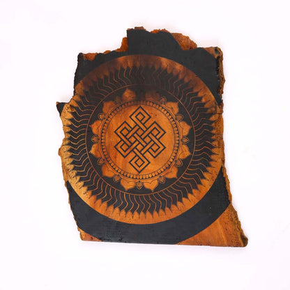 Charcoal Mandala Art