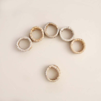 Gruha Mist Cane Napkin Ring Set