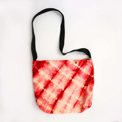 Red Tie Dye Satchel