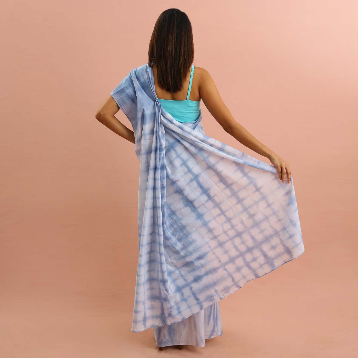 Ripple Shibhori Arashi Tie Dye Saree
