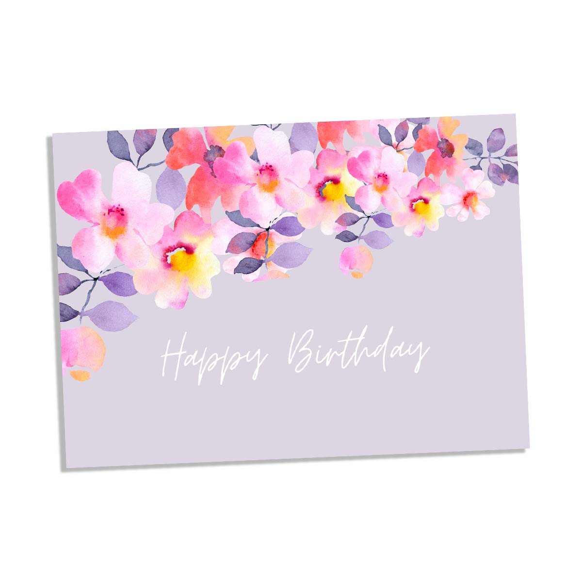 Floral Birthday Card