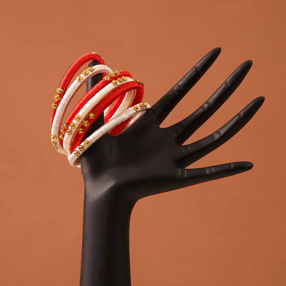 Papaya Orange Bangles