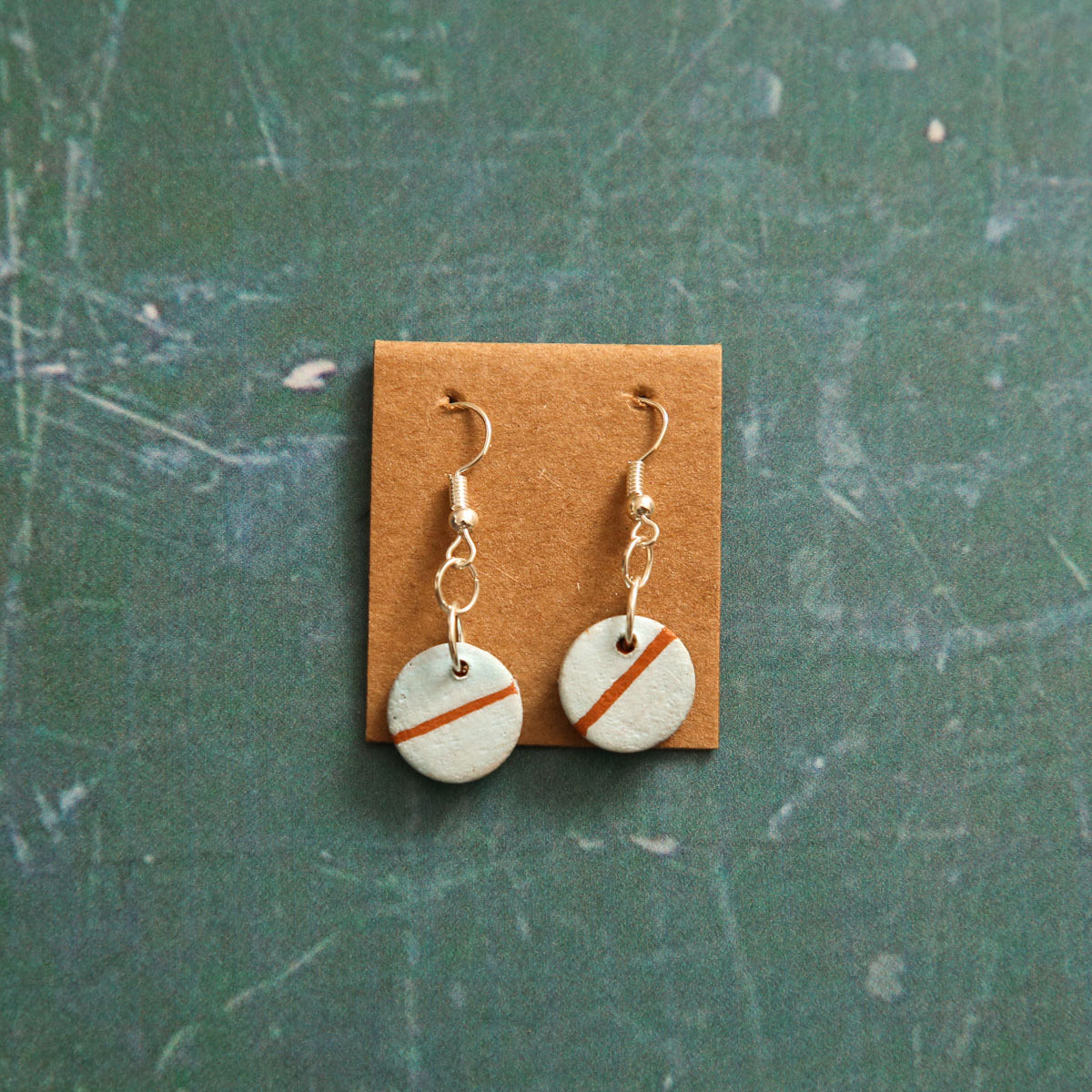 Pearly Circle Earrings