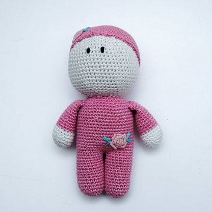 Pink Crochet Doll