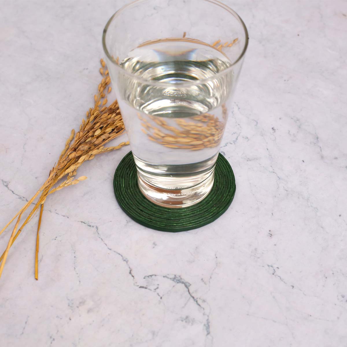 Emerald Paper Coaster Set