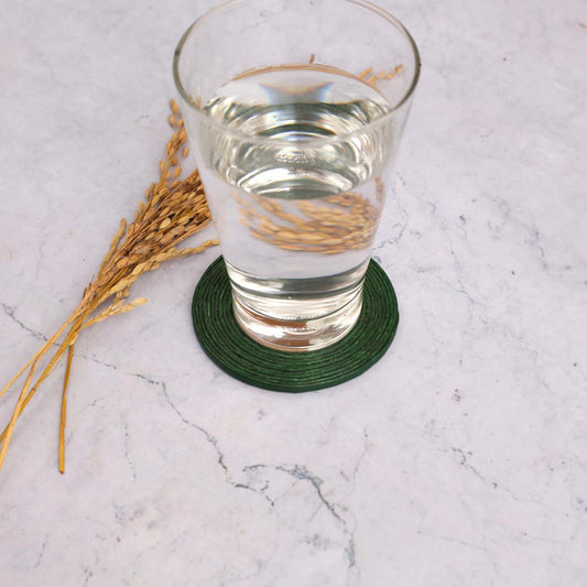 Emerald Paper Coaster Set