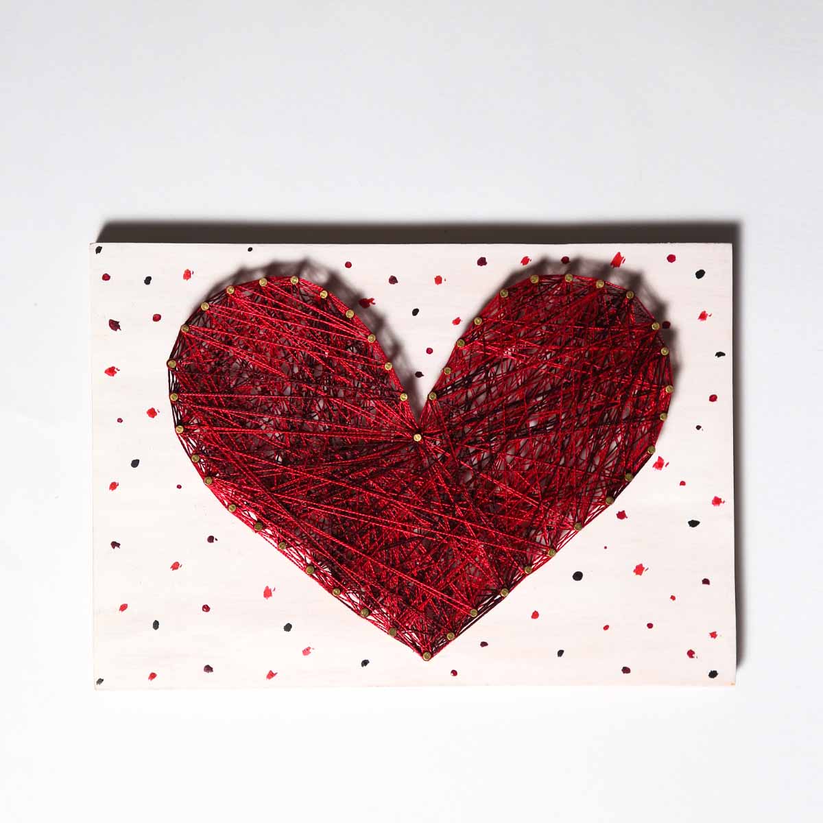 50 Shades of Red String Art